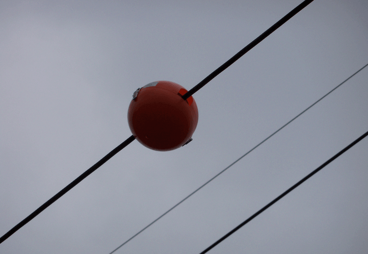 高壓導線危險安全警示球 高壓導線危險安全警示球